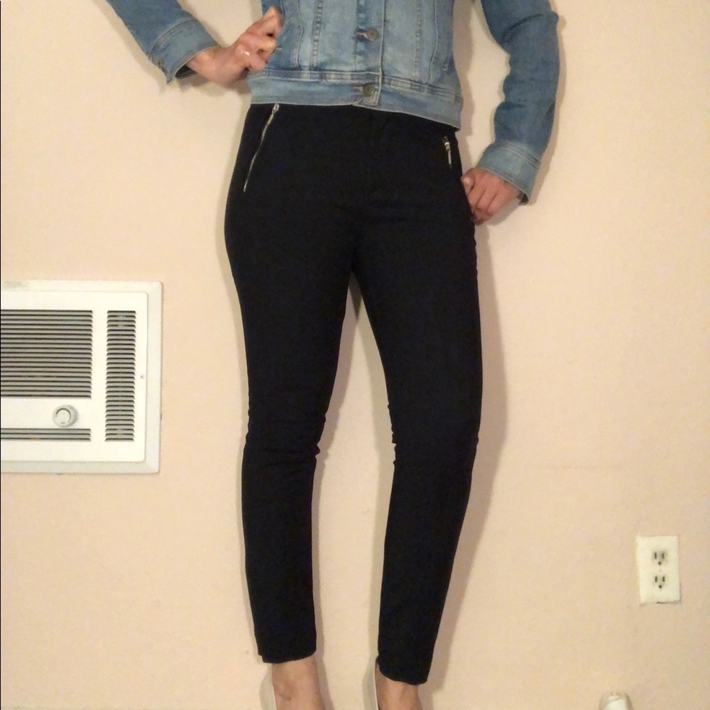 Zara Basic Black Pants - image 3